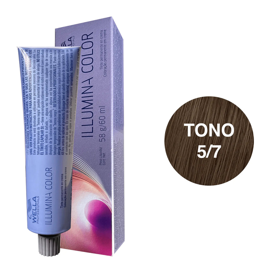 Tinte Wella Illumina Color Tono 5/7 60ml - Magic Mechas
