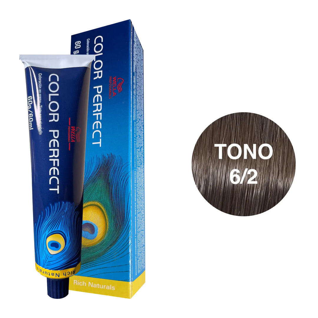 Tinte Wella Color Perfect Tono 6/2 60ml - Magic Mechas