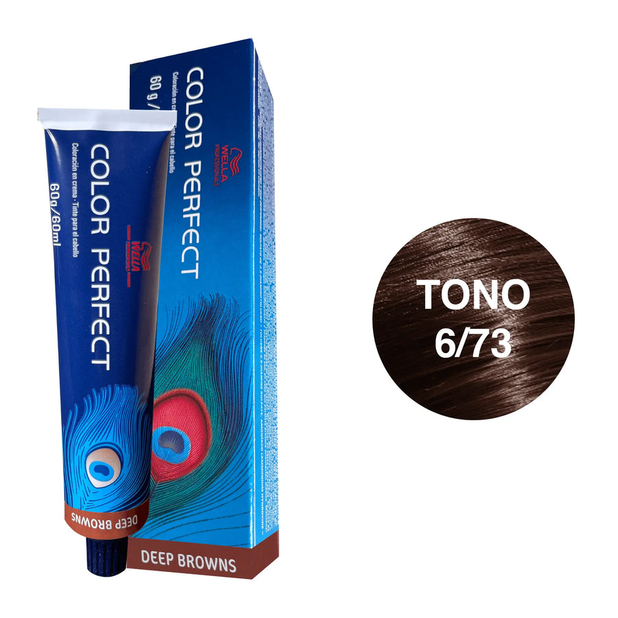 Tinte Wella Color Perfect Tono 6/73 60ml - Magic Mechas