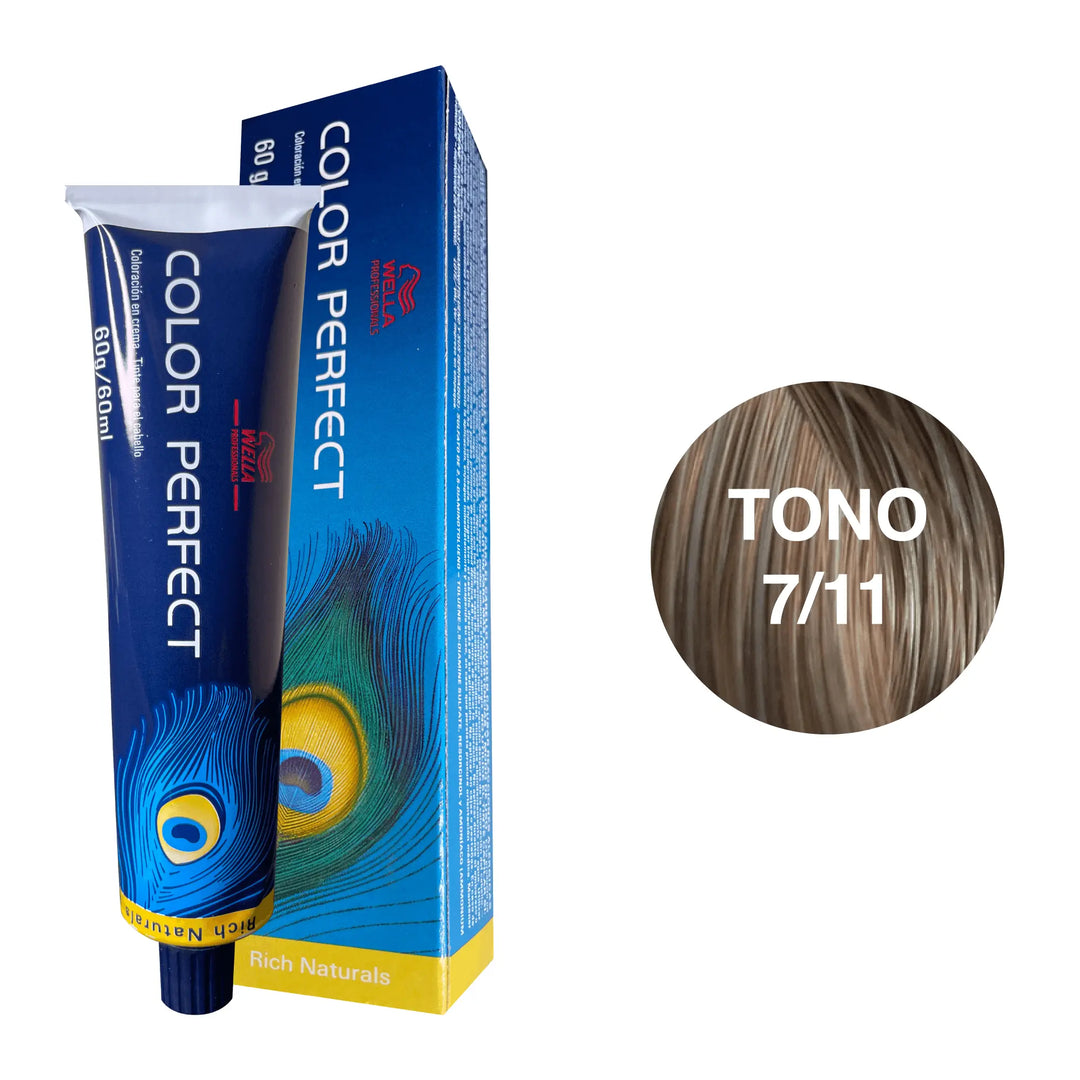 Tinte Wella Color Perfect Tono 7/11 60ml - Magic Mechas