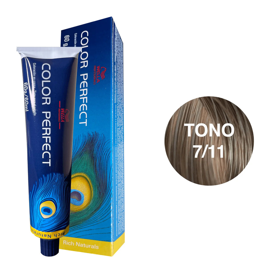 Tinte Wella Color Perfect Tono 7/11 60ml - Magic Mechas