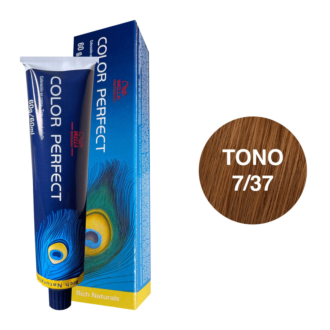 Tinte Wella Color Perfect Tono 7/37 60ml - Magic Mechas