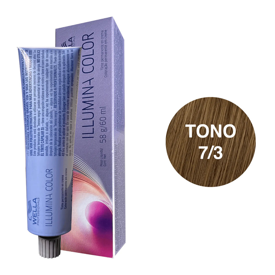 Tinte Wella Illumina Color Tono 7/3 60ml - Magic Mechas