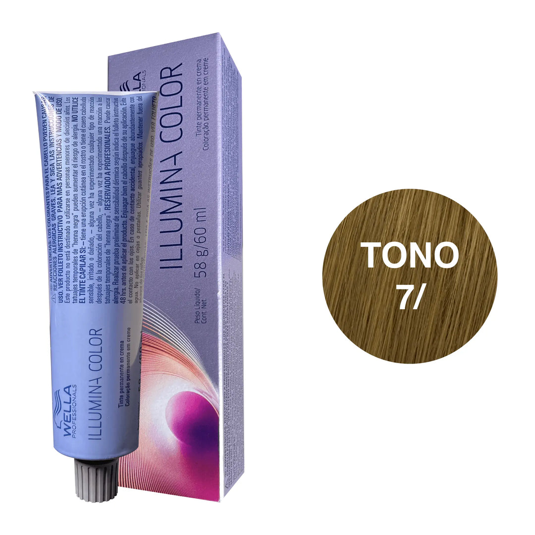 Tinte Wella Illumina Color Tono 7/ 60ml - Magic Mechas