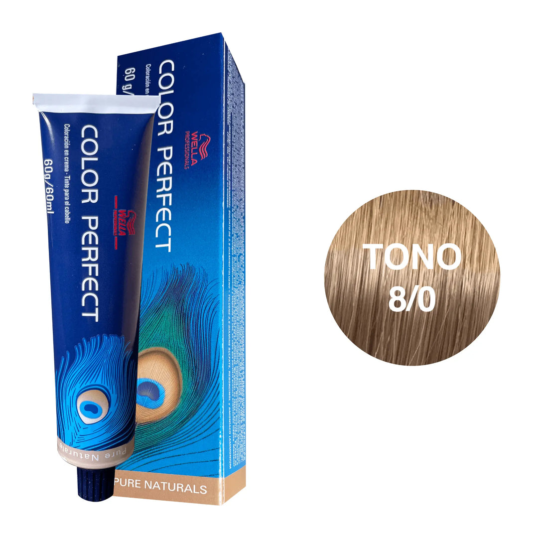 Tinte Wella Color Perfect Tono 8/0 60ml - Magic Mechas