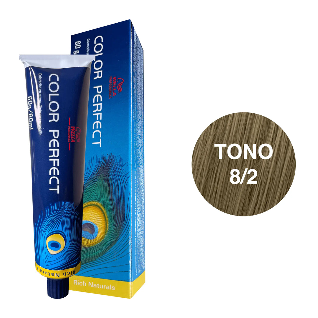 Tinte Wella Color Perfect Tono 8/2 60ml - Magic Mechas
