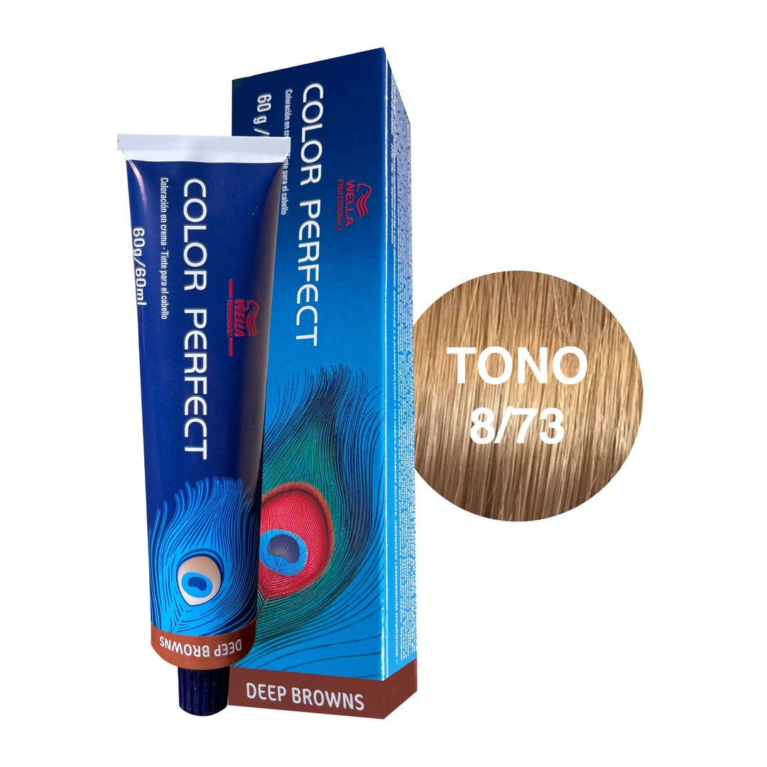 Tinte Wella Color Perfect Tono 8/73 60ml Wella