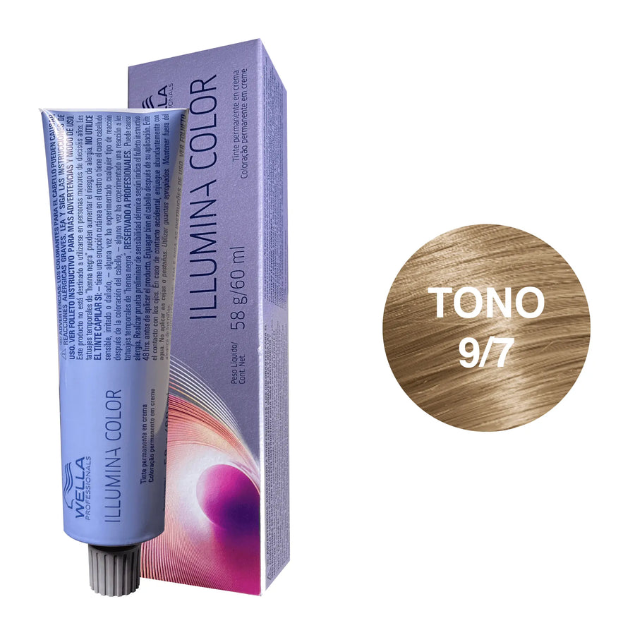 Tinte Wella Illumina Color Tono 9/7 60ml - Magic Mechas